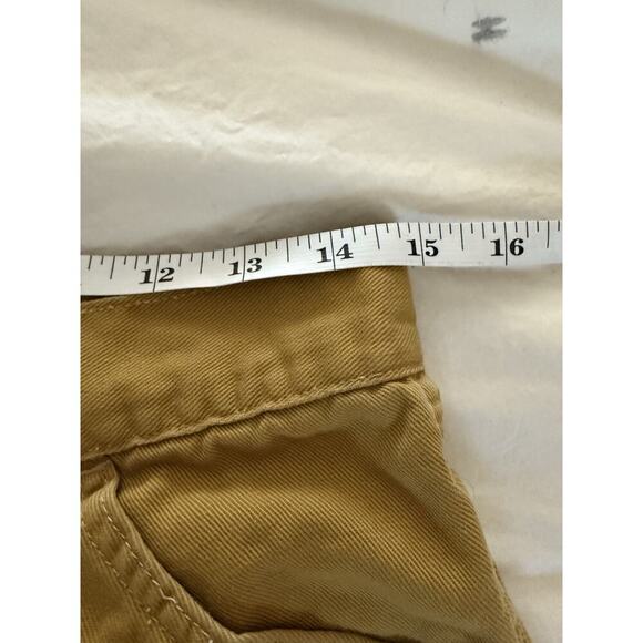 Vintage 1970’s Topps Hong Kong Size 34 Women's Cut Off Yellow Shorts 70s Surfer - Picture 4 of 6